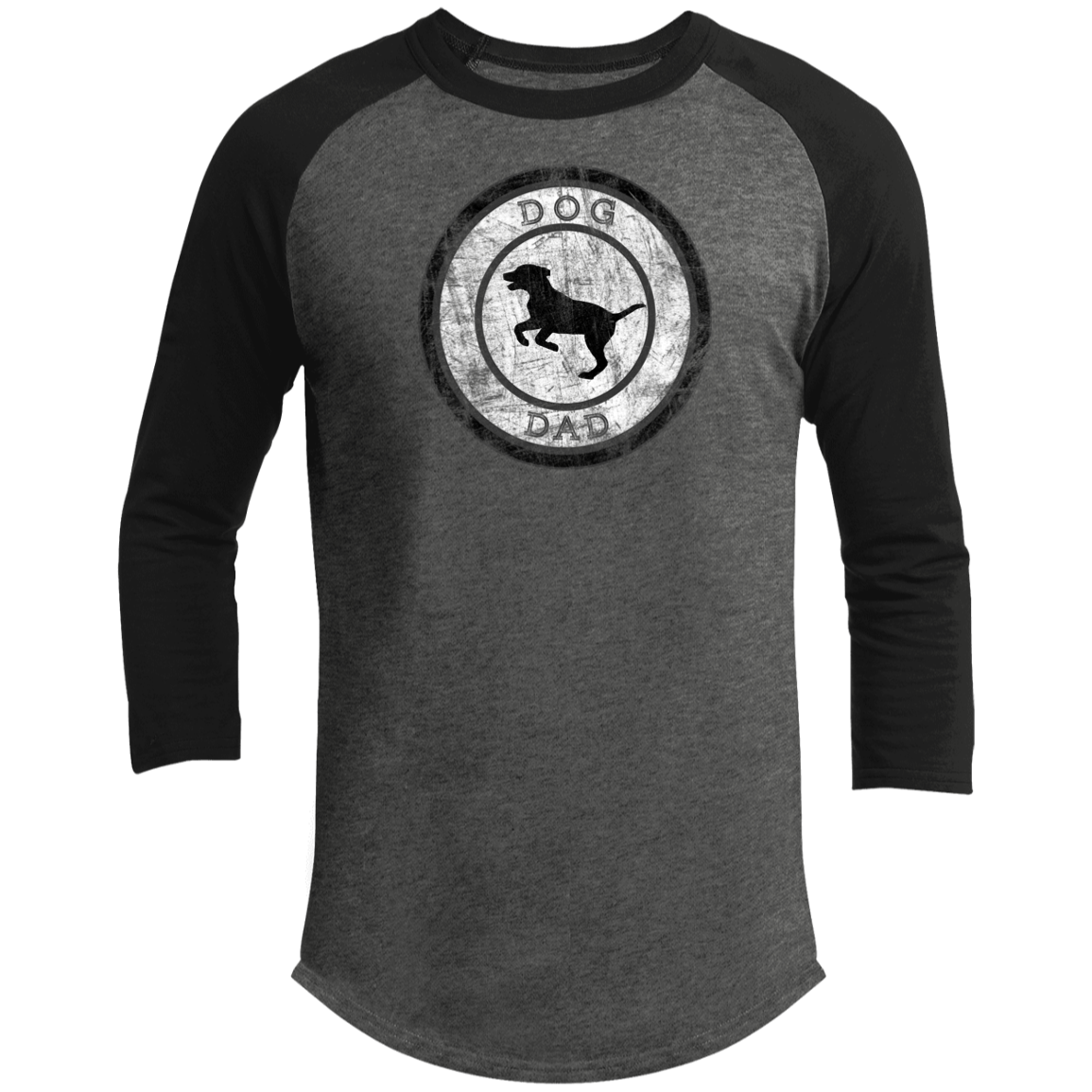 Men's Baseball T, Dog Dad-2