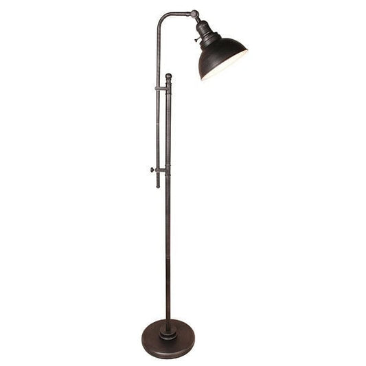 65-inch Tall Floor Lamp Task Light in Distressed Metal Finish-0