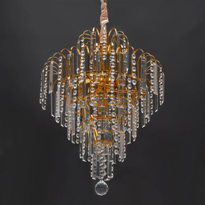 Elegant Crystal Chandelier Modern Ceiling Light Pendant Fixture Lighting Lamp