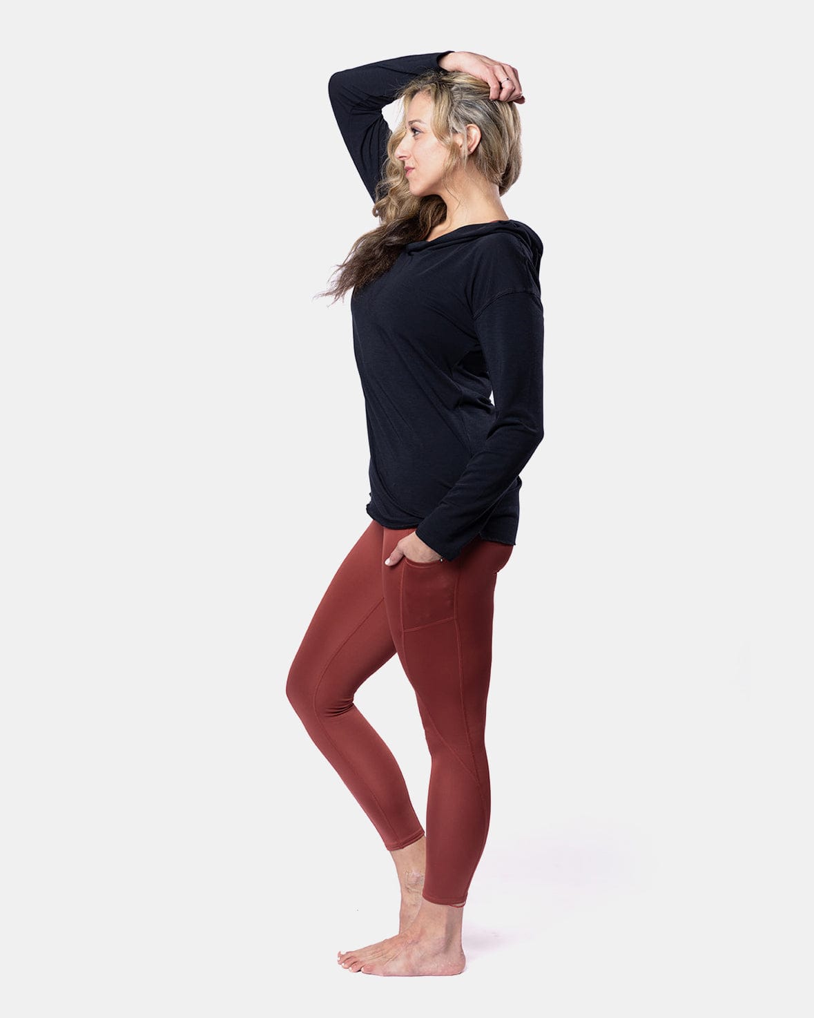 Hello Sunshine UPF Hoodie – Booya Black-1