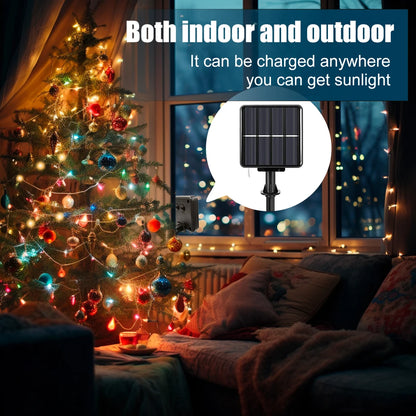 1pcs 32m 300LED Solar Outdoor Lights String Garden Fairy Lights Waterproof Christmas Garland Yard Decoration Holiday Lighting