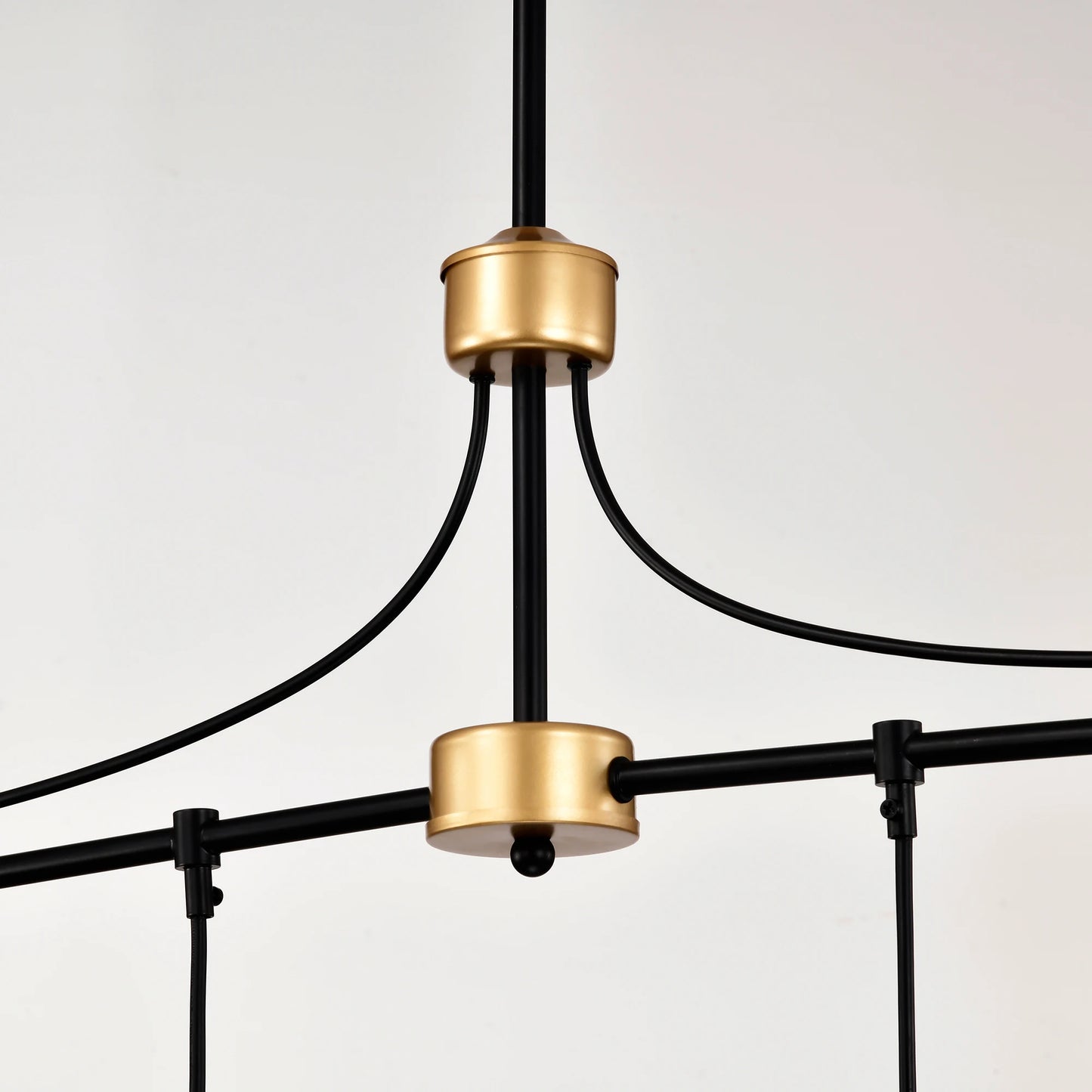 Dining Room Light Fixture/Chandelier Over Table, 40-Inch Hanging for Farmhouse Linear Chandeliers,4-Light Kitchen Island Lighting