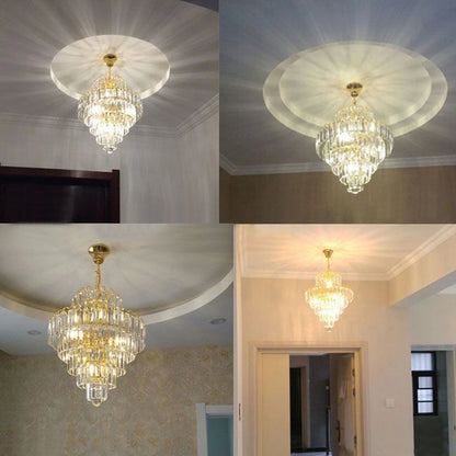 Elegant Crystal Chandelier Modern Ceiling Light Pendant Fixture Lighting Lamp