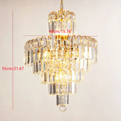 Elegant Crystal Chandelier Modern Ceiling Light Pendant Fixture Lighting Lamp