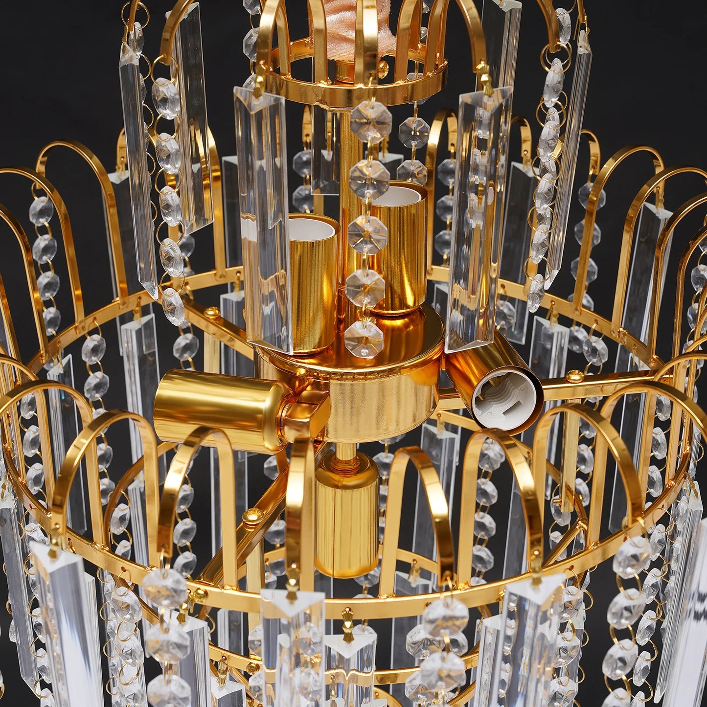 Elegant Crystal Chandelier Modern Ceiling Light Pendant Fixture Lighting Lamp