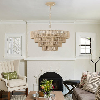 Bohemian Woven Chandelier