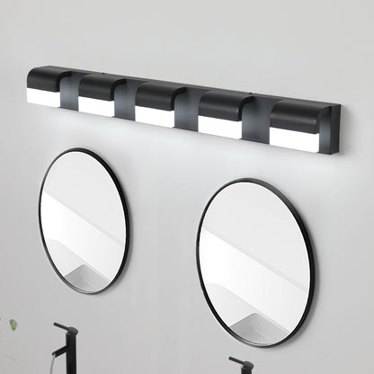 Modern Bathroom Vanity Lighting 5-Light LED Vanity Lights Over Mirror