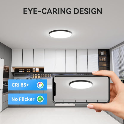12Pack 3200Lm LED Flush Mount Ceiling Light, Super Slim 12 Inch LED