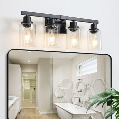 4 Lamps Farmhouse Dresser Lamps Rustic Bathroom Lamps Bathroom Wall Lamps - Bulbs Not Included
