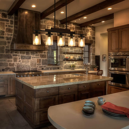 Dining Room Light Fixture/Chandelier over Table,5-Light Kitchen Island