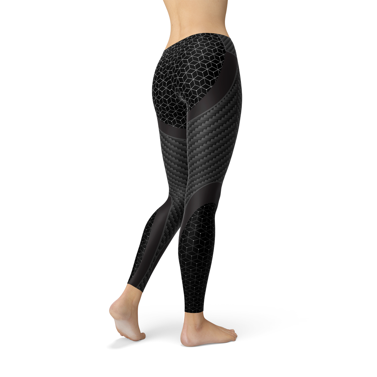 Women Carbon Fiber Sports Leggings