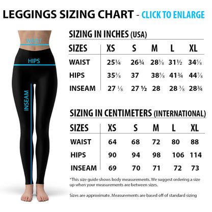 Women Geometric Blue Tile Leggings