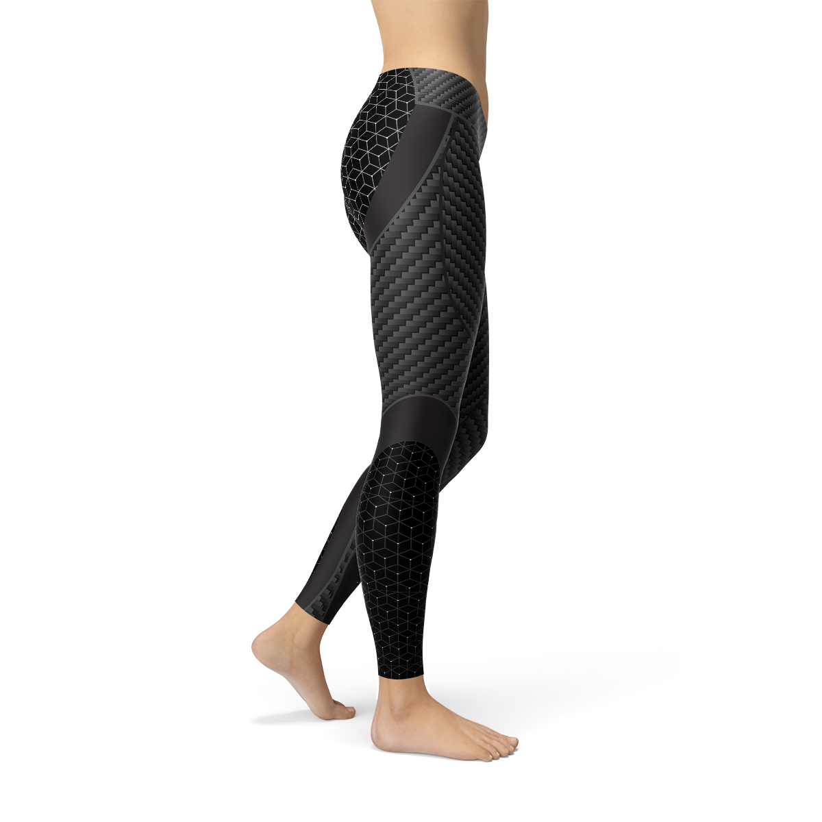 Women Carbon Fiber Sports Leggings