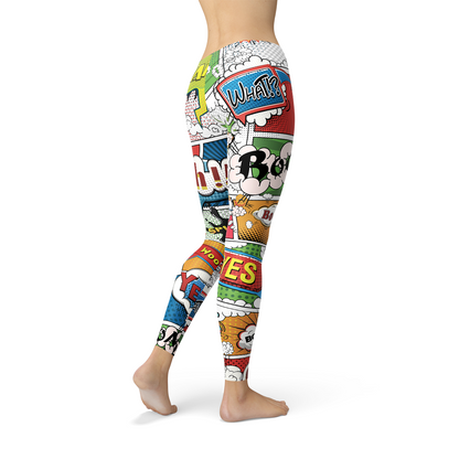Women Comic Book Leggings