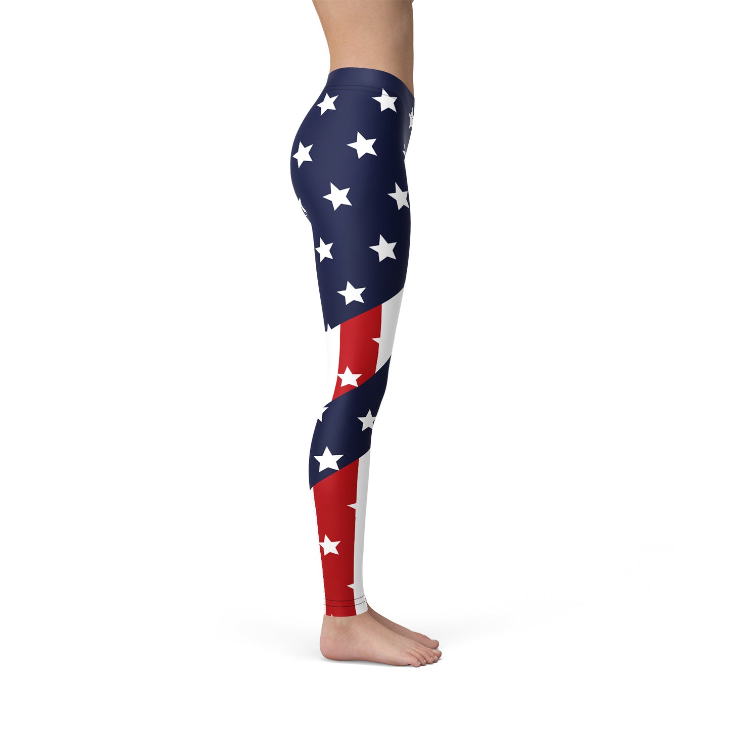 Women American Flag Leggings