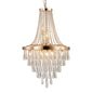 Golden Crystal Chandelier, Large Modern Luxury Chandelier For Living Room, Dining Room, Bedroom, Hallway - Bulb Not Included