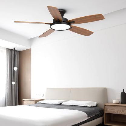 52 Inch Ceiling Fans with Lights,Remote Control Multifunctional Quiet