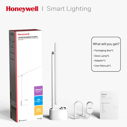 LED Desk Lamp with USB Charging Ports - Sunturalux™ HWT-H01 Stepless
