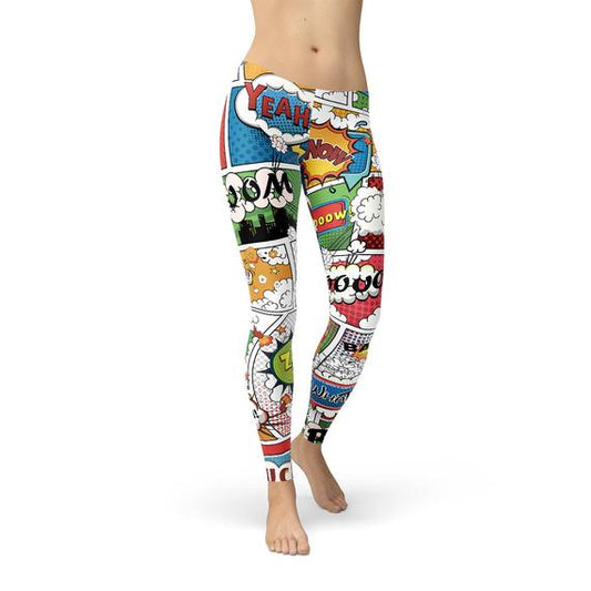 Women Comic Book Leggings