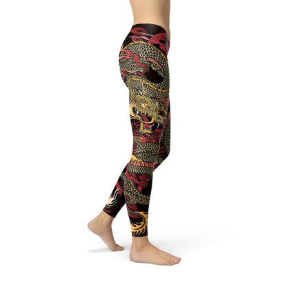 Women Dragon Leggings