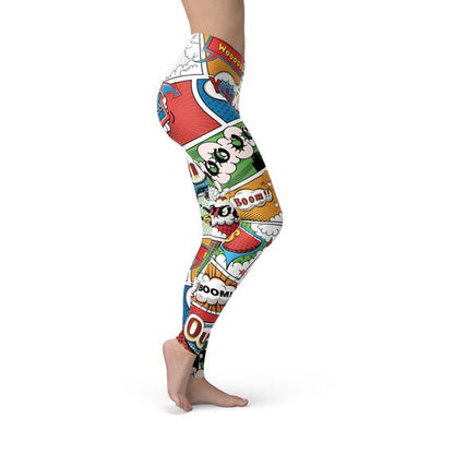 Women Comic Book Leggings