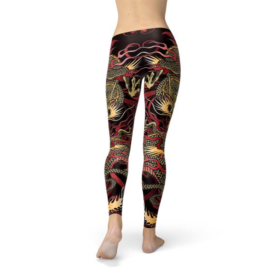 Women Dragon Leggings