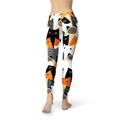 Women All Over Print Cats Leggings