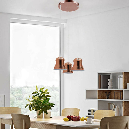 Vintage Industrial 3 Head E27 Hanging modern Ceiling Pendant Light Lamp Shade~2094
