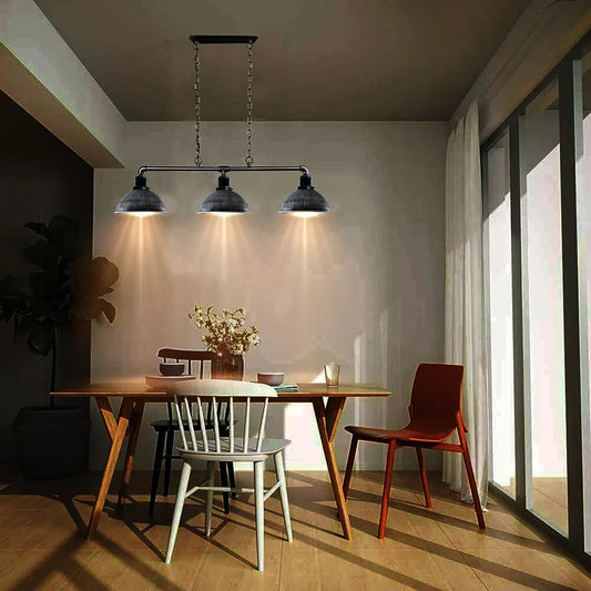 Vintage 3 Way Pendant Ceiling Light Hanging Over dinning Table Lamp ~3800-0
