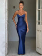 Avrilyaan Satin Backless Slim Sexy Dress Women 2024 Bodycon Long Summer Dress Mermaid Elegant NightClub Party Dresses Vestidos