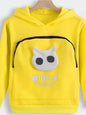 Plus Size 3XL Fleece Hoodies Sweatshirt Pet Carrier Thicken Shirt Animal Pouch Lovers Hoody Cat Pullover Breathable Sweatshirts