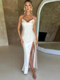 Avrilyaan Satin Backless Slim Sexy Dress Women 2024 Bodycon Long Summer Dress Mermaid Elegant NightClub Party Dresses Vestidos