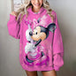 Fashion Design Women's Disney Mickey Mouse Hoodies Autumn Female Casual Long Sleeved Basic Clothes Woman Sweatshirt Loose Top