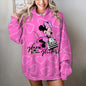Fashion Design Women's Disney Mickey Mouse Hoodies Autumn Female Casual Long Sleeved Basic Clothes Woman Sweatshirt Loose Top