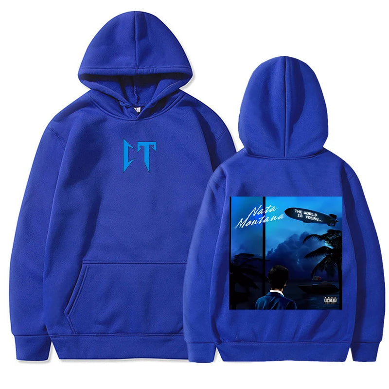 Natanael Cano Nata Montana Hoodies Corridos Tumbados Merch Women Men Hooded Pullover Fashion Casual HipHop Sweatshirts Harajuku