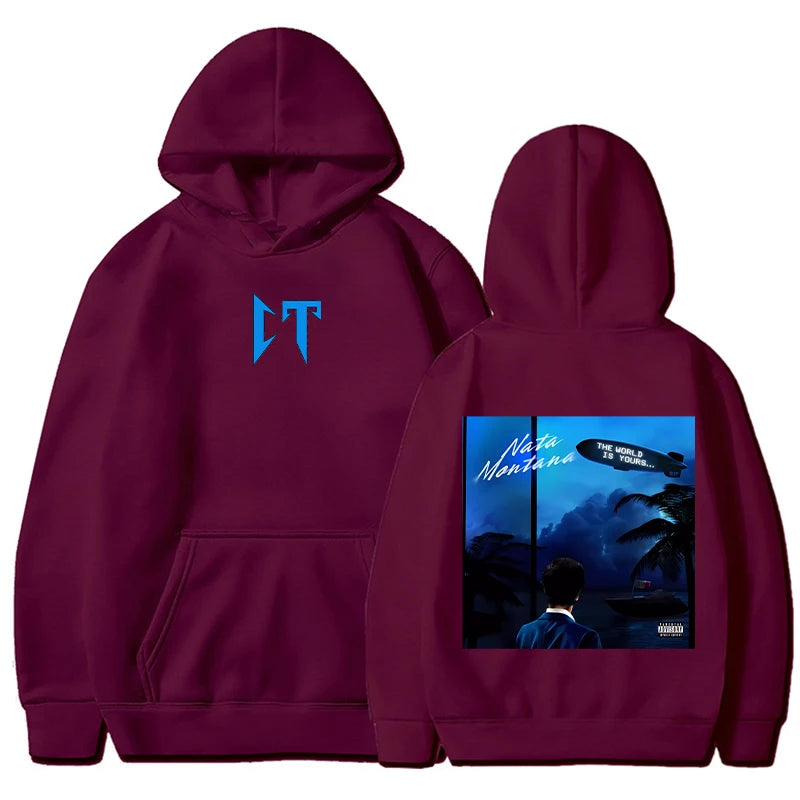 Natanael Cano Nata Montana Hoodies Corridos Tumbados Merch Women Men Hooded Pullover Fashion Casual HipHop Sweatshirts Harajuku