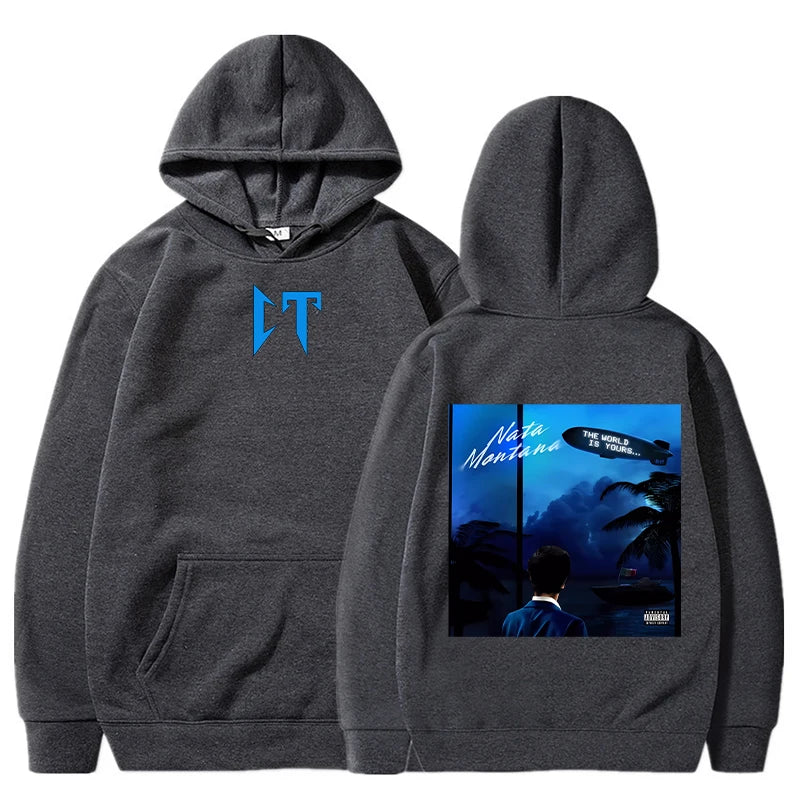 Natanael Cano Nata Montana Hoodies Corridos Tumbados Merch Women Men Hooded Pullover Fashion Casual HipHop Sweatshirts Harajuku