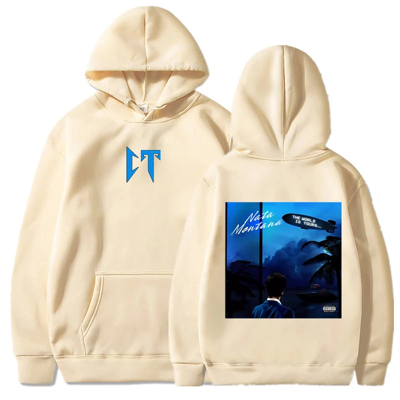 Natanael Cano Nata Montana Hoodies Corridos Tumbados Merch Women Men Hooded Pullover Fashion Casual HipHop Sweatshirts Harajuku