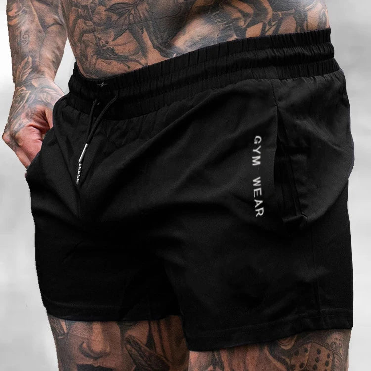 Men Hot Shorts Light Weight Thin Short Pants Running Squat Fitness Shorts Men GYM Wear Quick-drying Drawstring Shorts