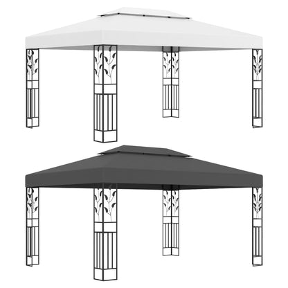 vidaXL Gazebo Pop up Canopy Party Tent Patio Pavilion Shade with Double Roof-5
